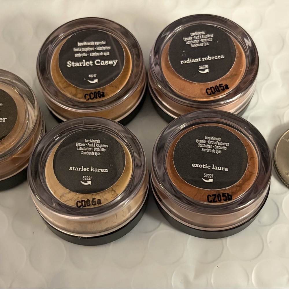 bareMinerals Collection of 5 Eyeshadows, NEW/SEALED - Picture 2 of 4